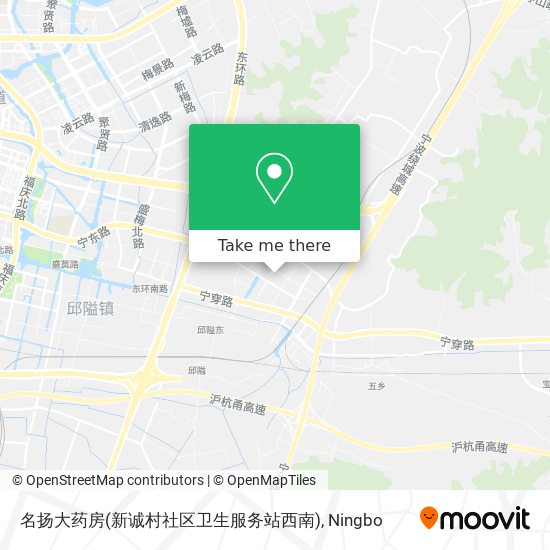 名扬大药房(新诚村社区卫生服务站西南) map