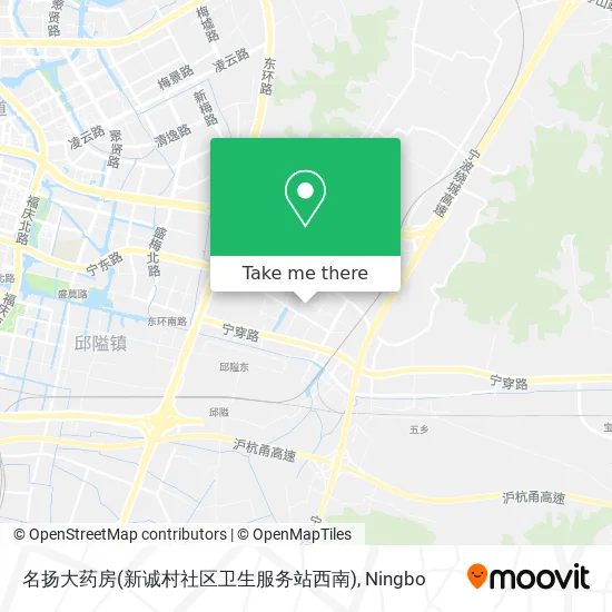 名扬大药房(新诚村社区卫生服务站西南) map