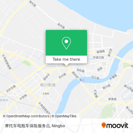 摩托车电瓶车保险服务点 map