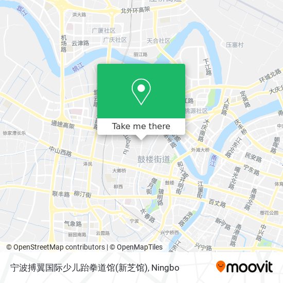 宁波搏翼国际少儿跆拳道馆(新芝馆) map
