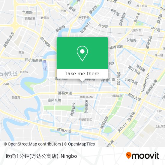 欧尚1分钟(万达公寓店) map
