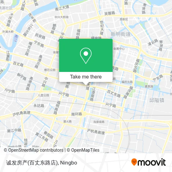 诚发房产(百丈东路店) map
