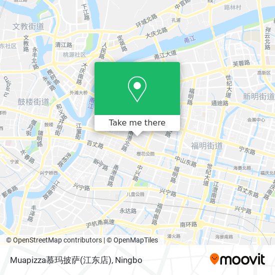Muapizza慕玛披萨(江东店) map