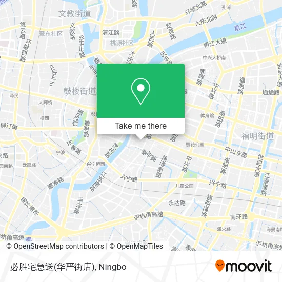 必胜宅急送(华严街店) map