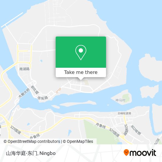 山海华庭-东门 map