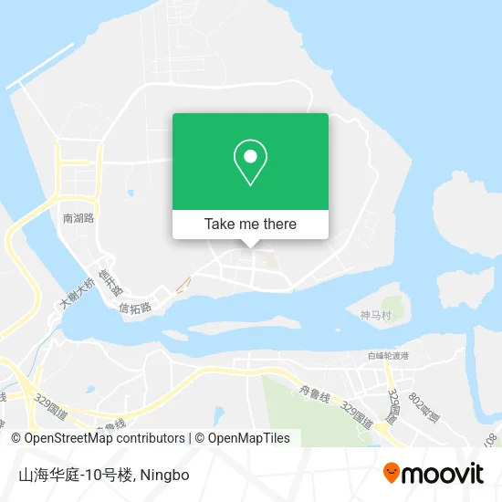 山海华庭-10号楼 map