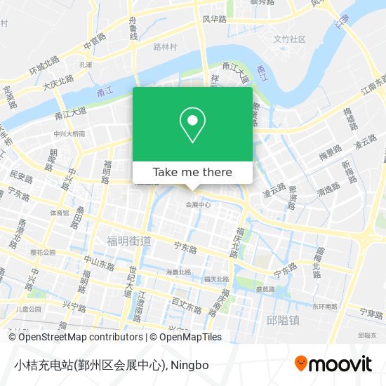 小桔充电站(鄞州区会展中心) map