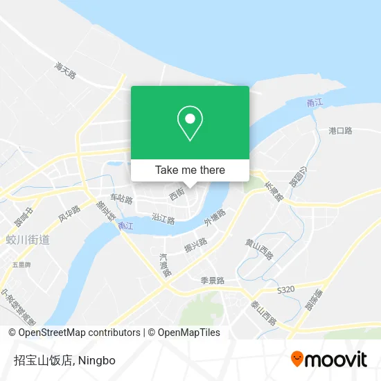 招宝山饭店 map
