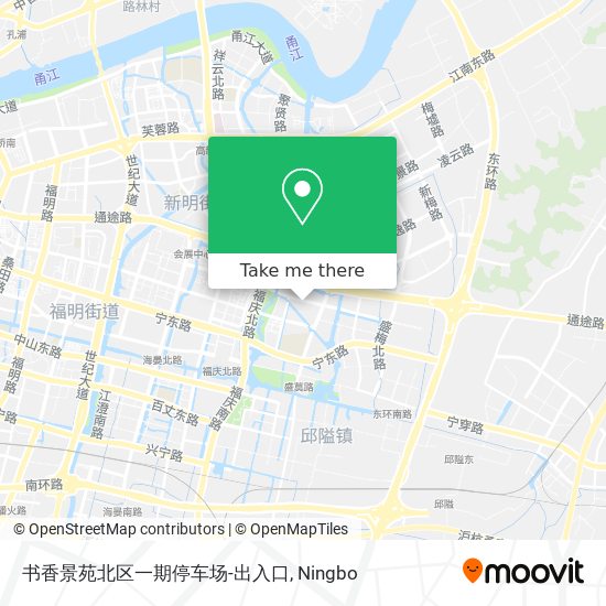 书香景苑北区一期停车场-出入口 map