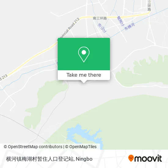 横河镇梅湖村暂住人口登记站 map