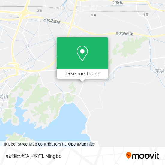 钱湖比华利-东门 map