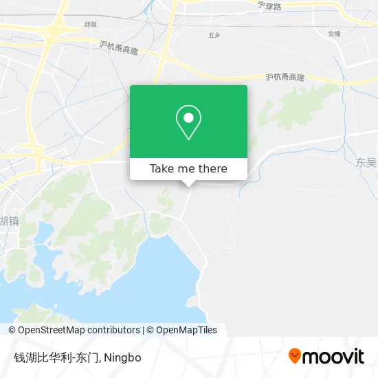 钱湖比华利-东门 map