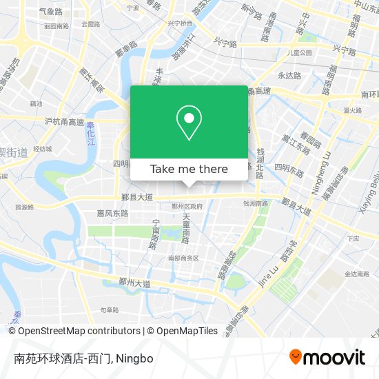 南苑环球酒店-西门 map
