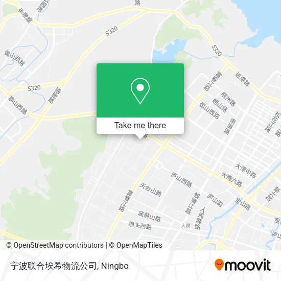 宁波联合埃希物流公司 map