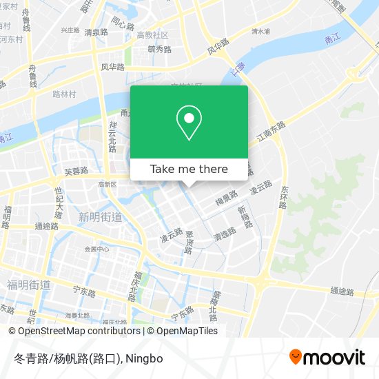 冬青路/杨帆路(路口) map