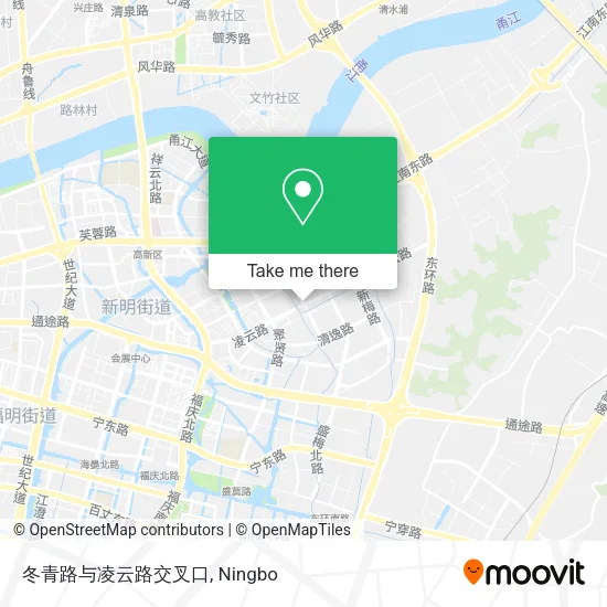 冬青路与凌云路交叉口 map
