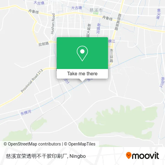 慈溪宣荣透明不干胶印刷厂 map