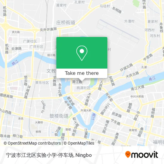宁波市江北区实验小学-停车场 map