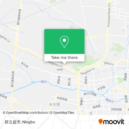 群立超市 map