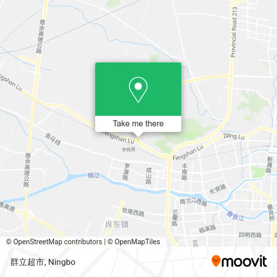 群立超市 map