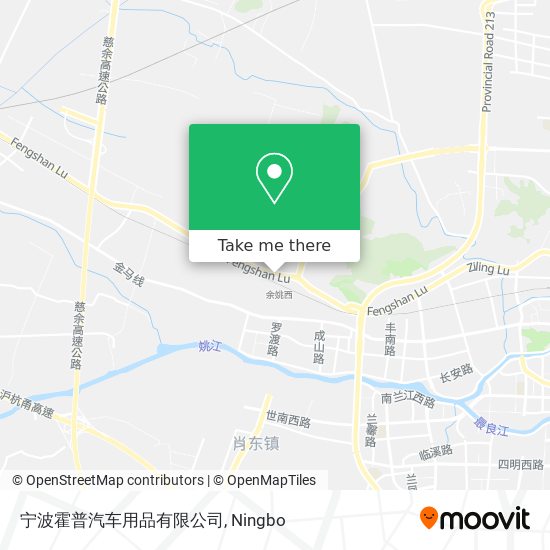 宁波霍普汽车用品有限公司 map