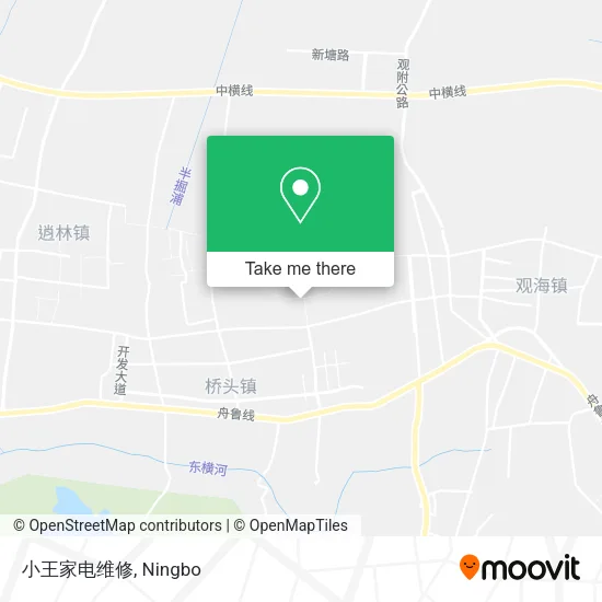 小王家电维修 map