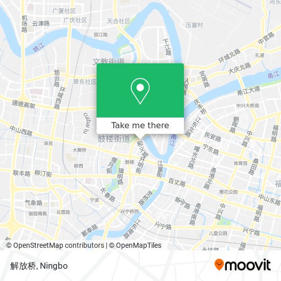 解放桥 map