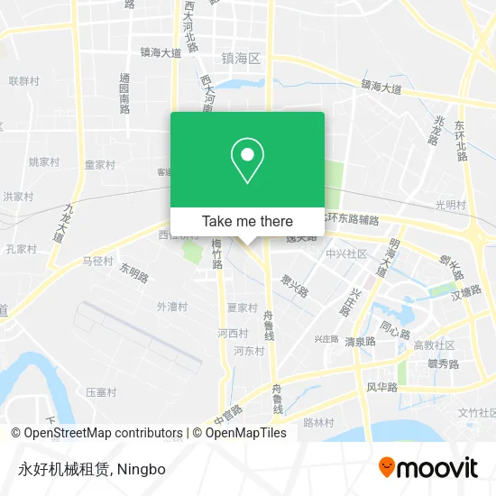 永好机械租赁 map