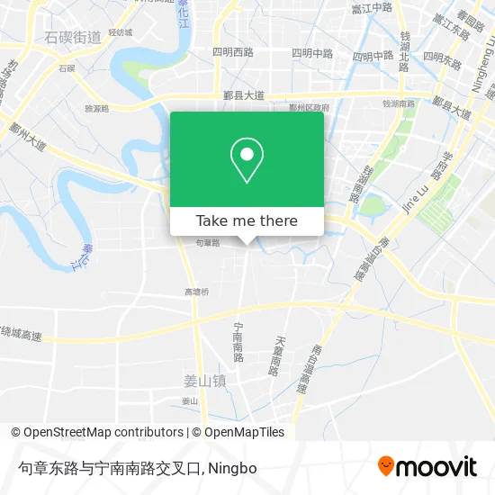 句章东路与宁南南路交叉口 map