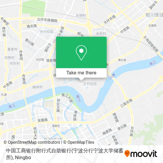中国工商银行附行式自助银行(宁波分行宁波大学储蓄所) map