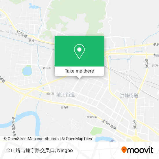 金山路与通宁路交叉口 map