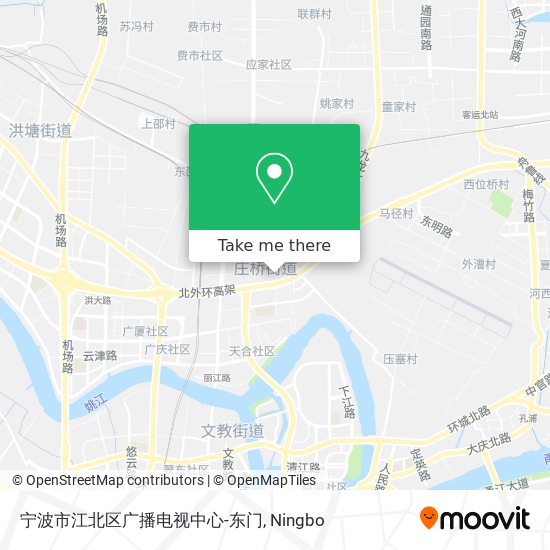 宁波市江北区广播电视中心-东门 map