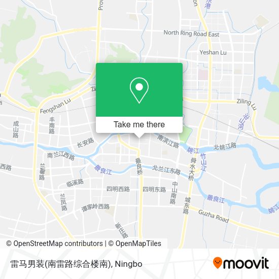 雷马男装(南雷路综合楼南) map