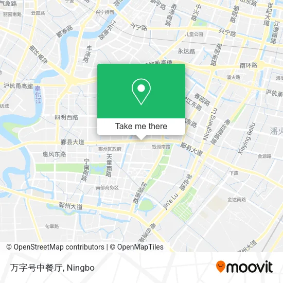 万字号中餐厅 map