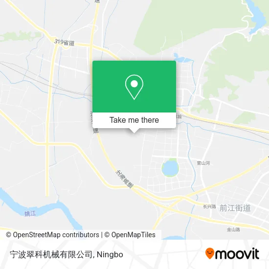 宁波翠科机械有限公司 map