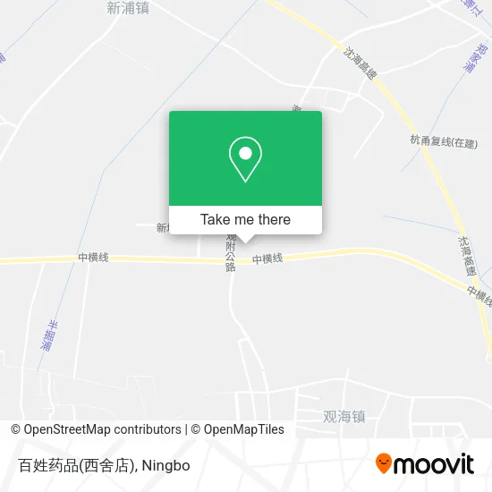 百姓药品(西舍店) map