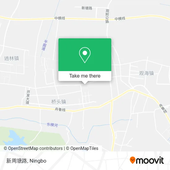 新周塘路 map