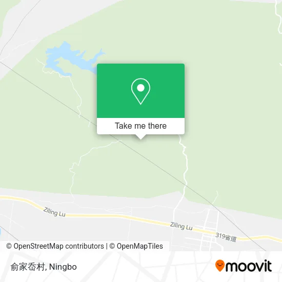俞家岙村 map