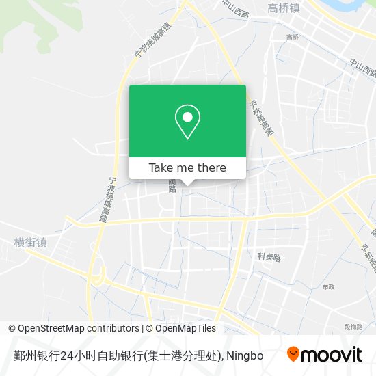 鄞州银行24小时自助银行(集士港分理处) map