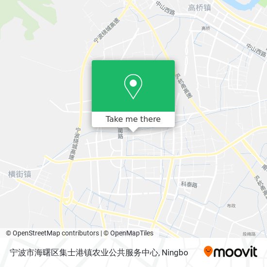 宁波市海曙区集士港镇农业公共服务中心 map