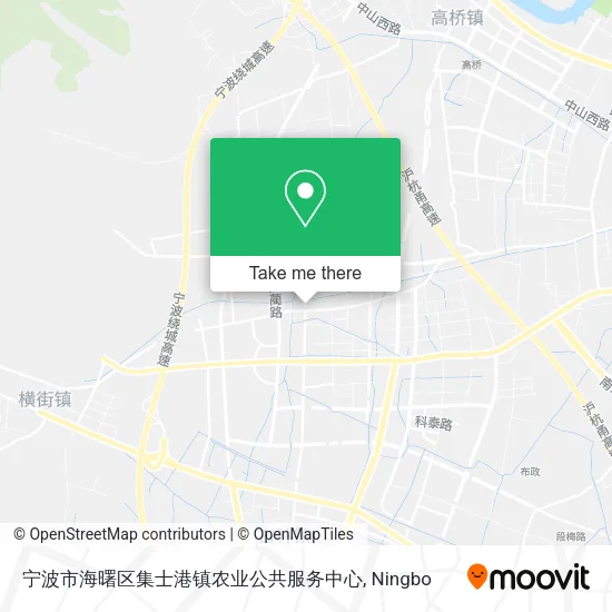 宁波市海曙区集士港镇农业公共服务中心 map