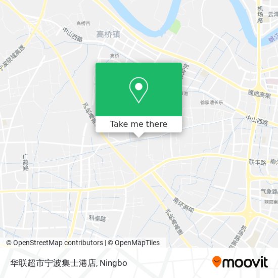 华联超市宁波集士港店 map