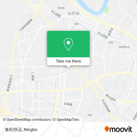 集旺快运 map