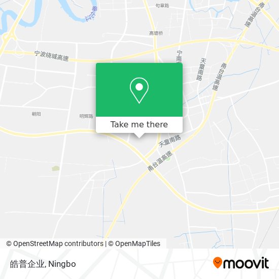 皓普企业 map