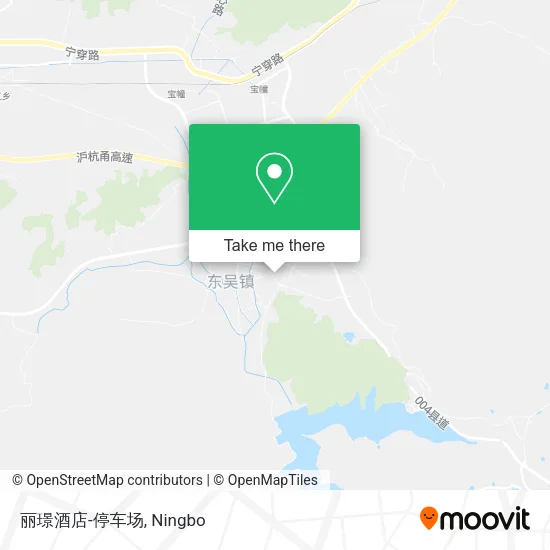 丽璟酒店-停车场 map