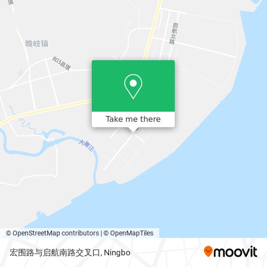 宏围路与启航南路交叉口 map