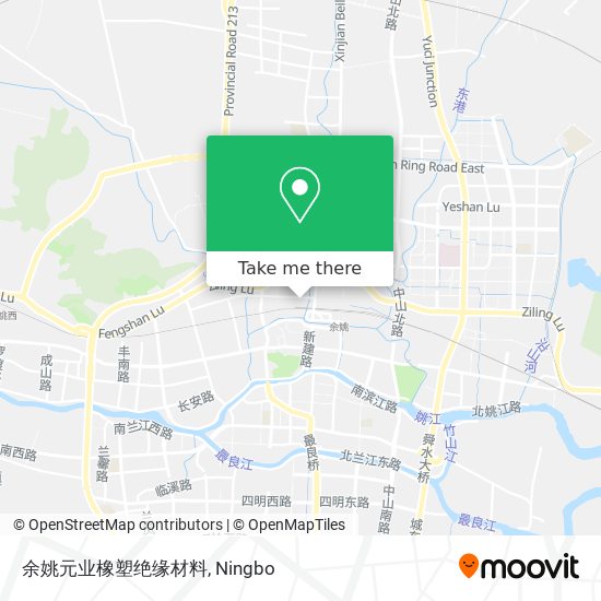 余姚元业橡塑绝缘材料 map