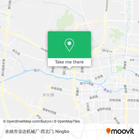 余姚市业达机械厂-西北门 map