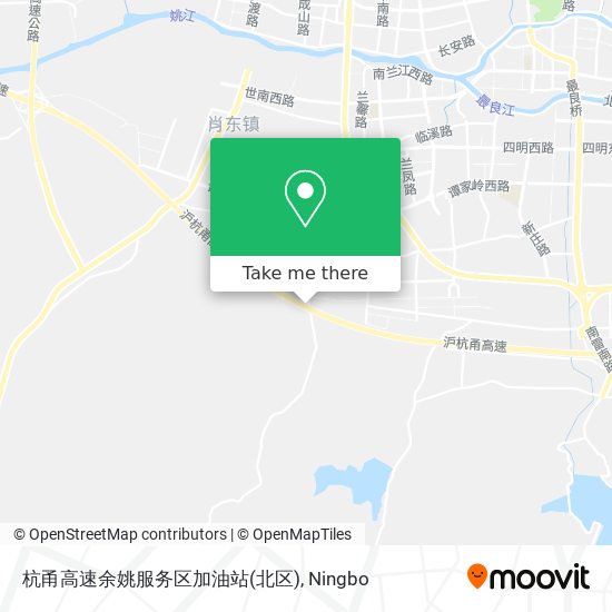 杭甬高速余姚服务区加油站(北区) map