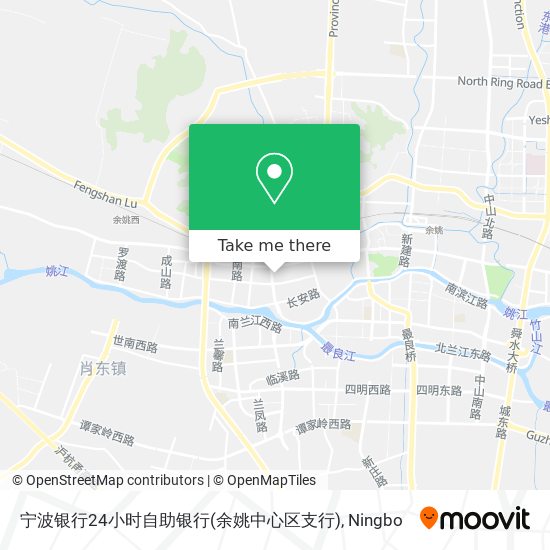 宁波银行24小时自助银行(余姚中心区支行) map